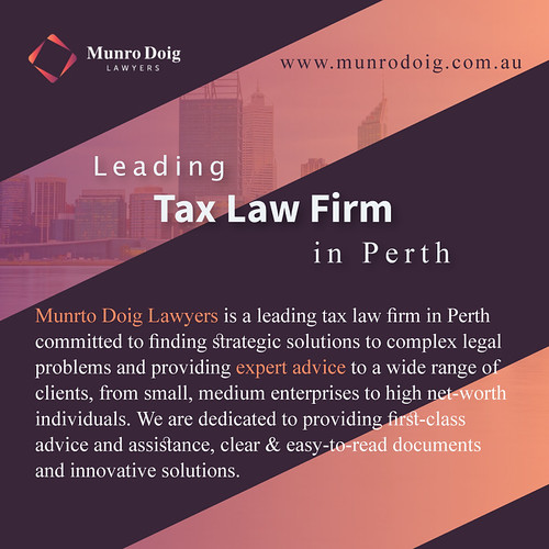 Leading Tax Law Firm in Perth Munro Doig Lawyers is a lead… Flickr