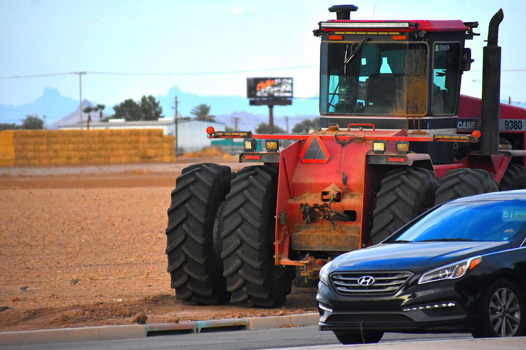 Agriculture Farm equipment tractor and field in Yuma, Ariz… Thomas