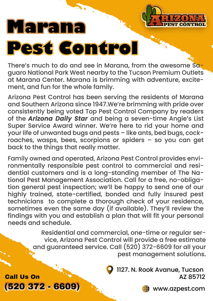 Tucson Pest Control Services Voted 1 In Tucson Arizona … Flickr