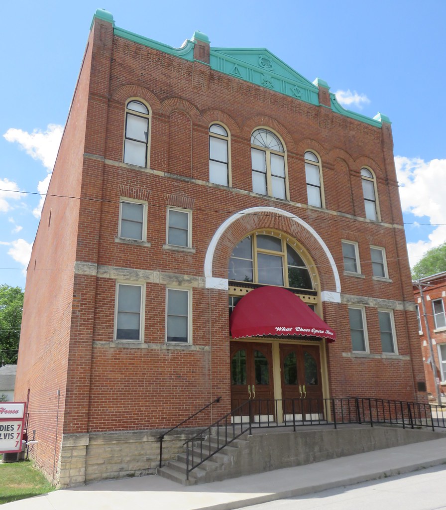 Masonic Lodge and Opera House (What Cheer, Iowa) Located a… Flickr