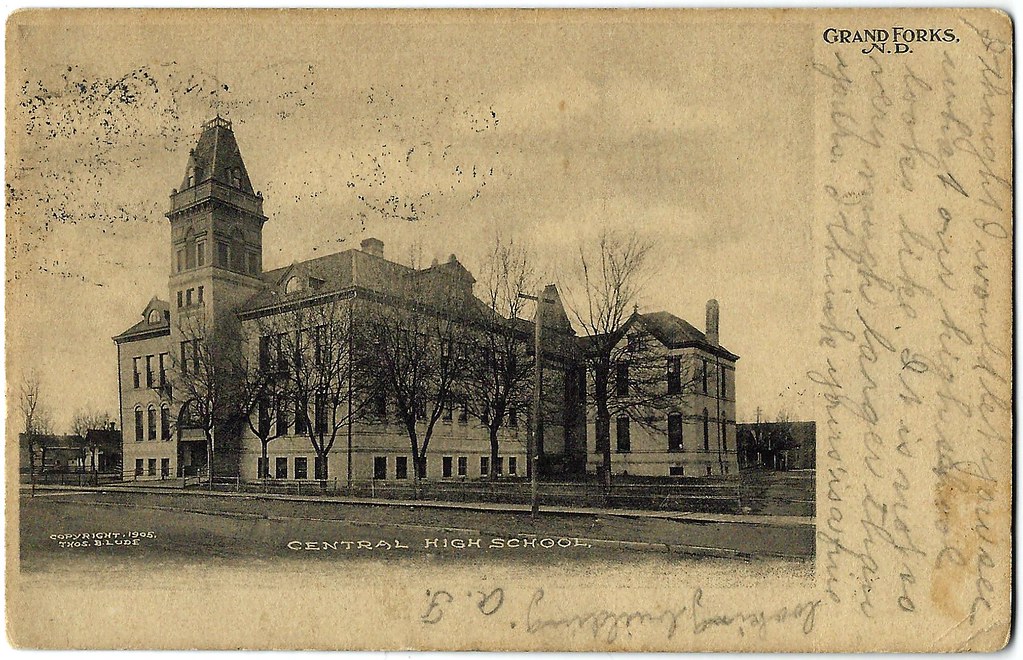 Central High School. Grand Forks, N.D. Postcard. Central H… Flickr