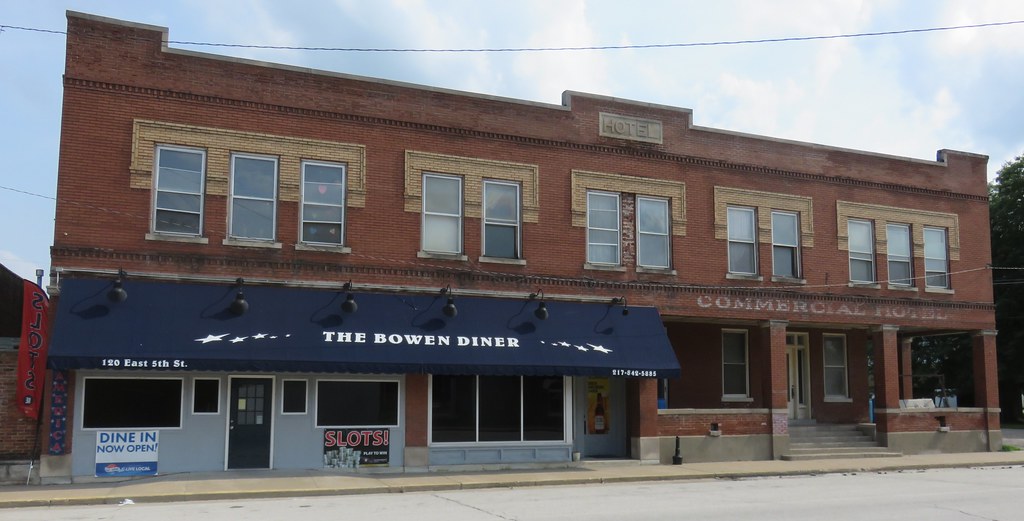 Old Commercial Hotel (Bowen, Illinois) Bowen, Illinois is … Flickr