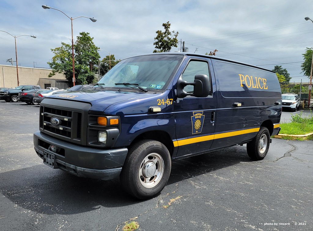 Chester PA Police 2009 Ford E250 Van (1) rwcar4 Flickr
