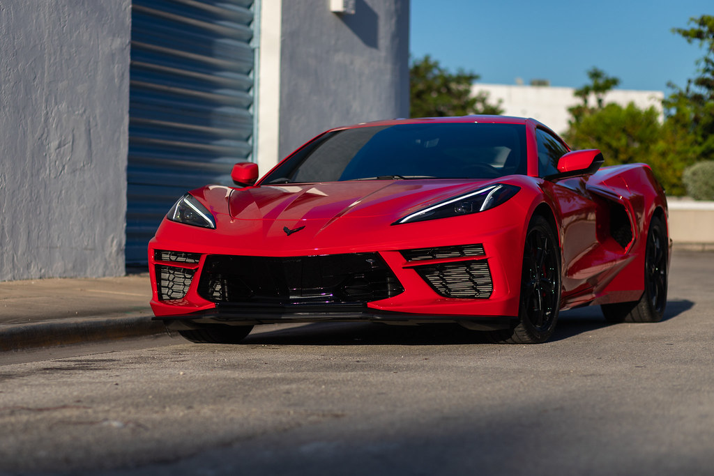 Corvette C8 Red Full Paint Protection Film Flickr