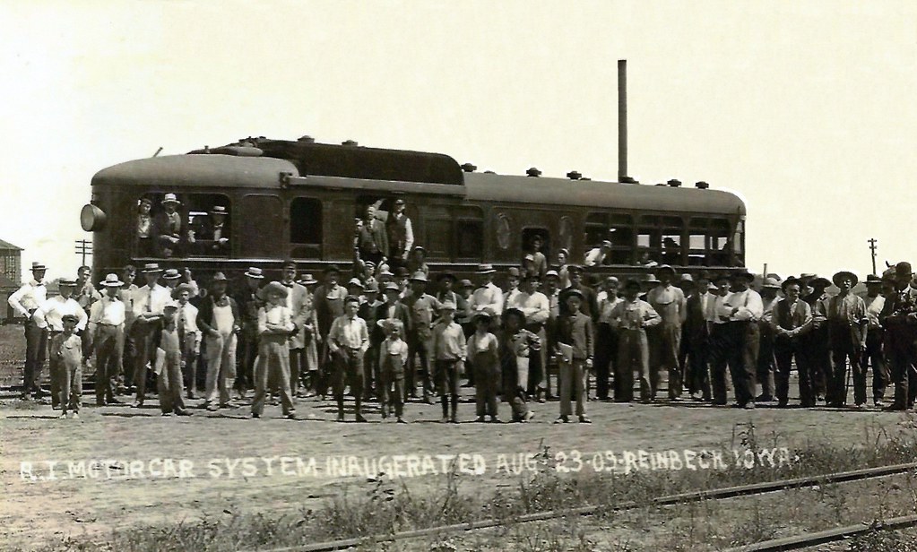 Reinbeck, Iowa, Rock Island Railroad, Motor Car a photo on Flickriver