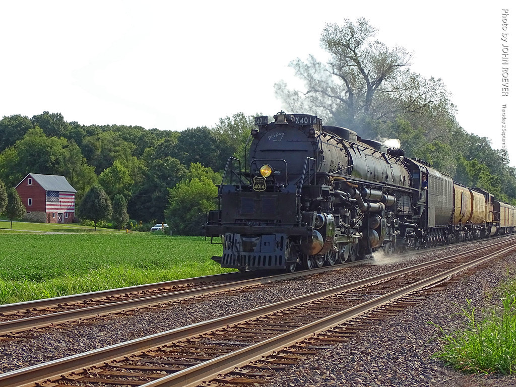 Union Pacific Big Boy No. 4014 near DeSoto, 2 Sept 2021 Flickr