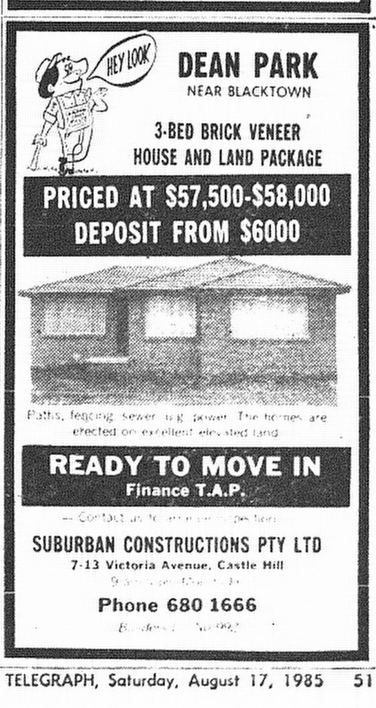Dean Park House and Land Packages Ad August 17 1985 daily … Flickr