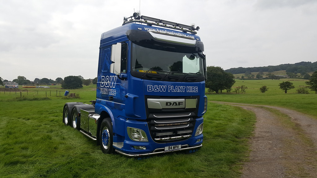 A B&W Plant Hire DAF tractor unit at the Great Harwood Tra… Flickr