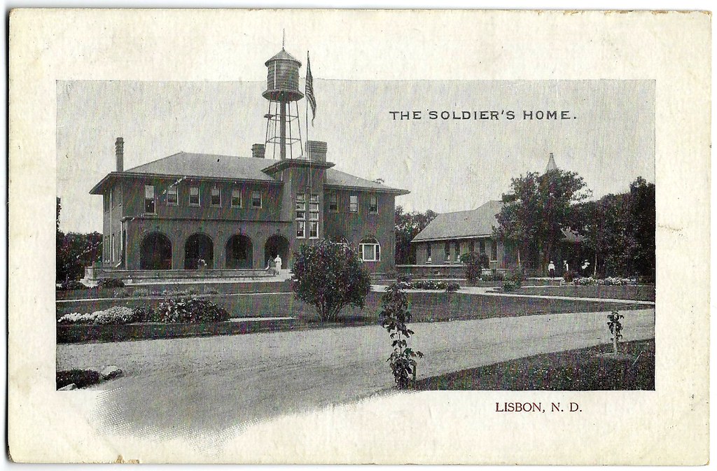 Soldiers Home. Lisbon, N.D. Postcard. Soldiers Home. Lisbo… Flickr