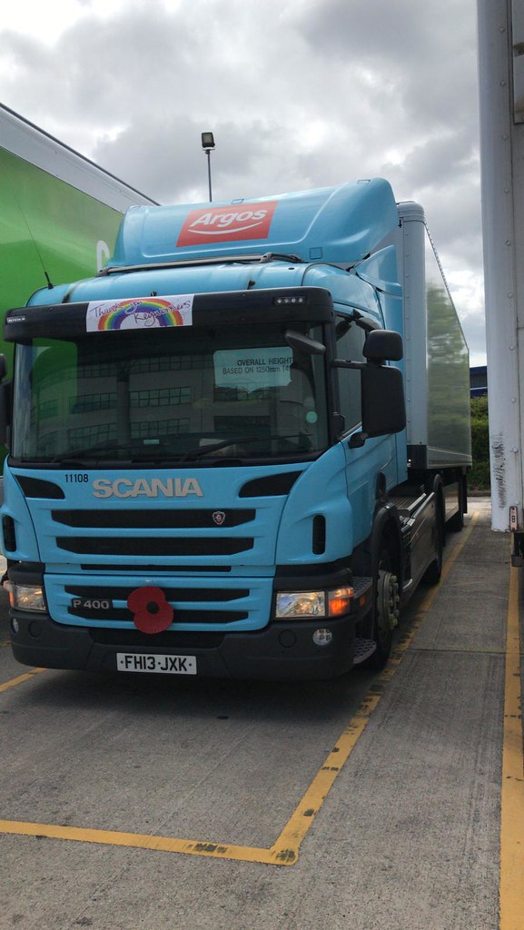 Argos Scania P400 FH13JXK Argos Heywood Grimmys Truck Photos Flickr