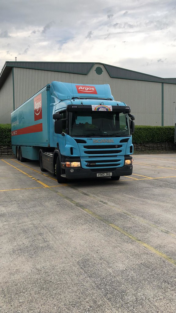Argos Scania P400 FH13JXG Argos Heywood Grimmys Truck Photos Flickr