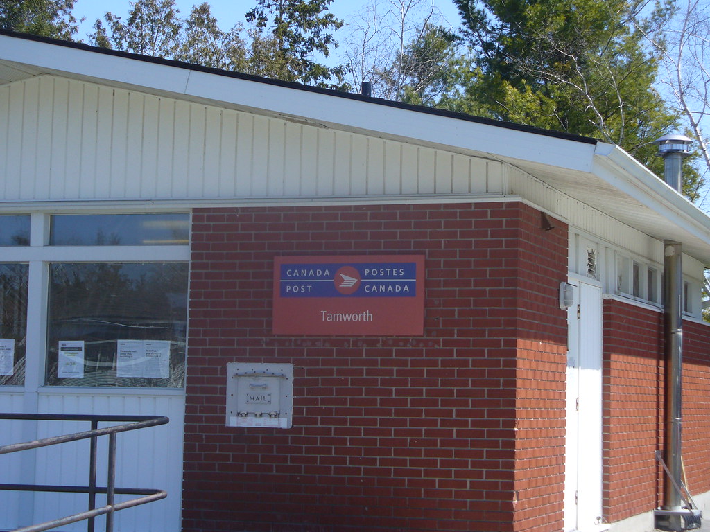 Tamworth Post Office, April, 2020, Open, Ontario Lennox and Addington
