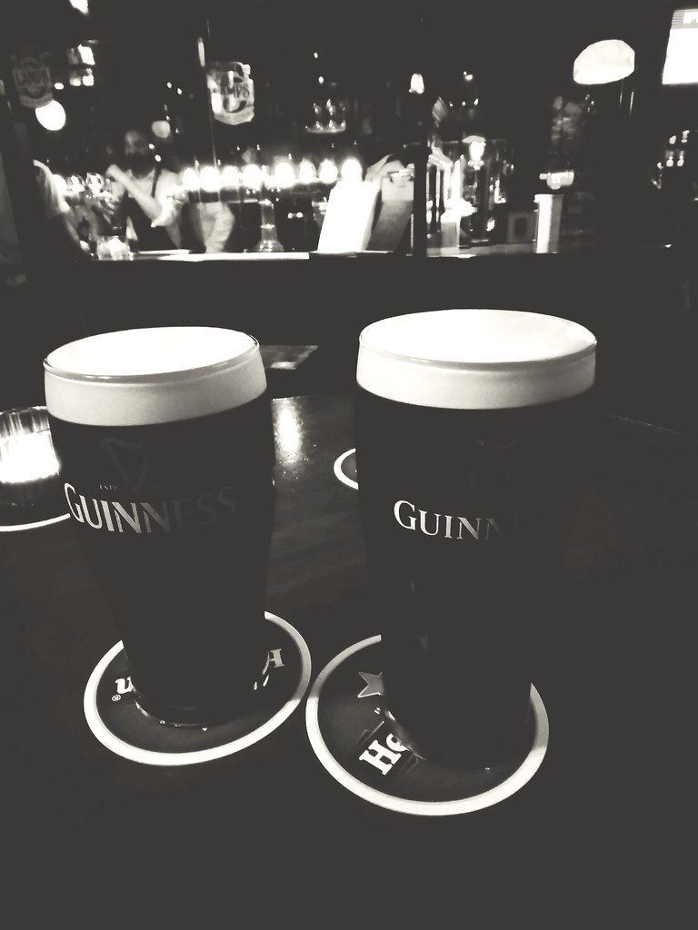 A couple of lovely pints. First pint of the black stuff in… Flickr