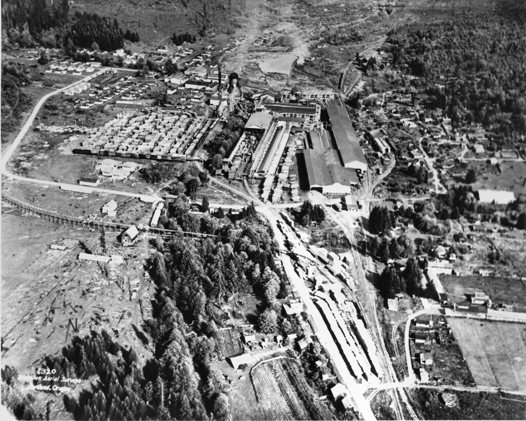 Wendling, OR August 1926 Aerial photo of Wendling, Oregon … Flickr