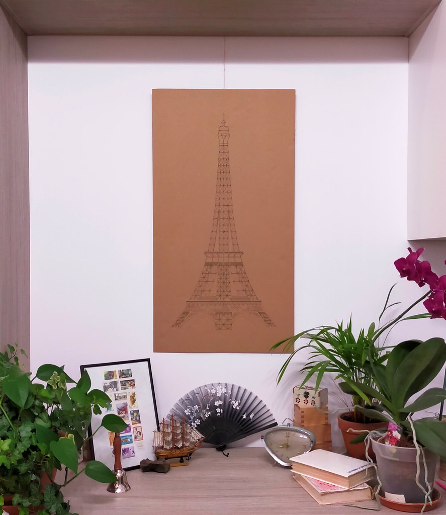 The Eiffel Tower, Art Deco, Wall decoration, Cut read DXF … Flickr