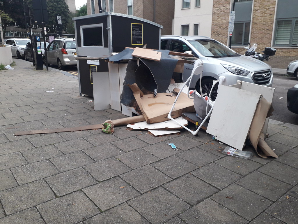 Pavement bin huts for the Haringey Council waste collection 2021 Flickr