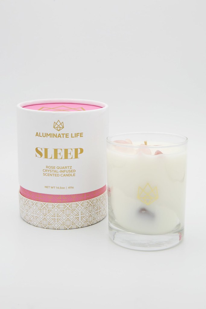 Sleep Candle Rose Quartz Candles for Sleep Aluminate L… Flickr