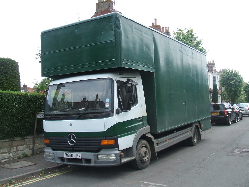 Mercedes Atego Seen on Westbourne Road, Trowbridge, Wiltsh