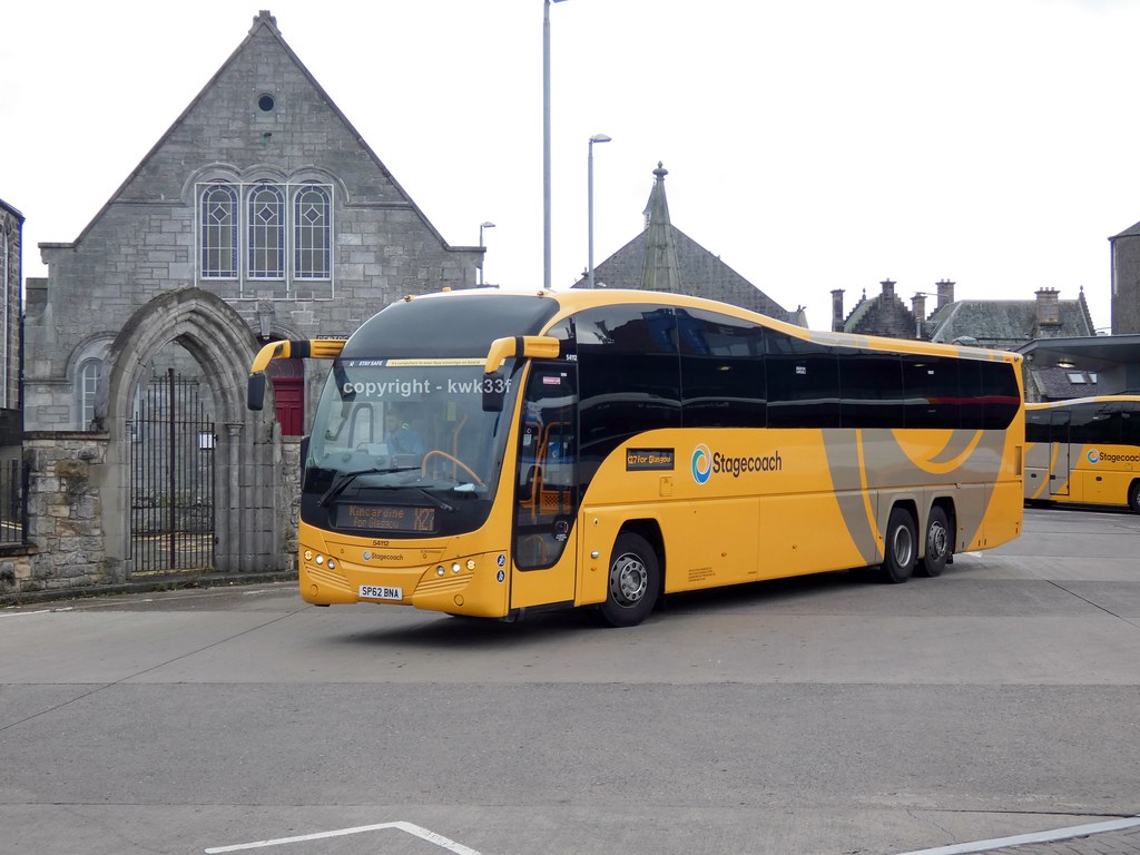 Fife Scottish 54112 Leaving Dunfirmline Bus Station for Gl… Flickr