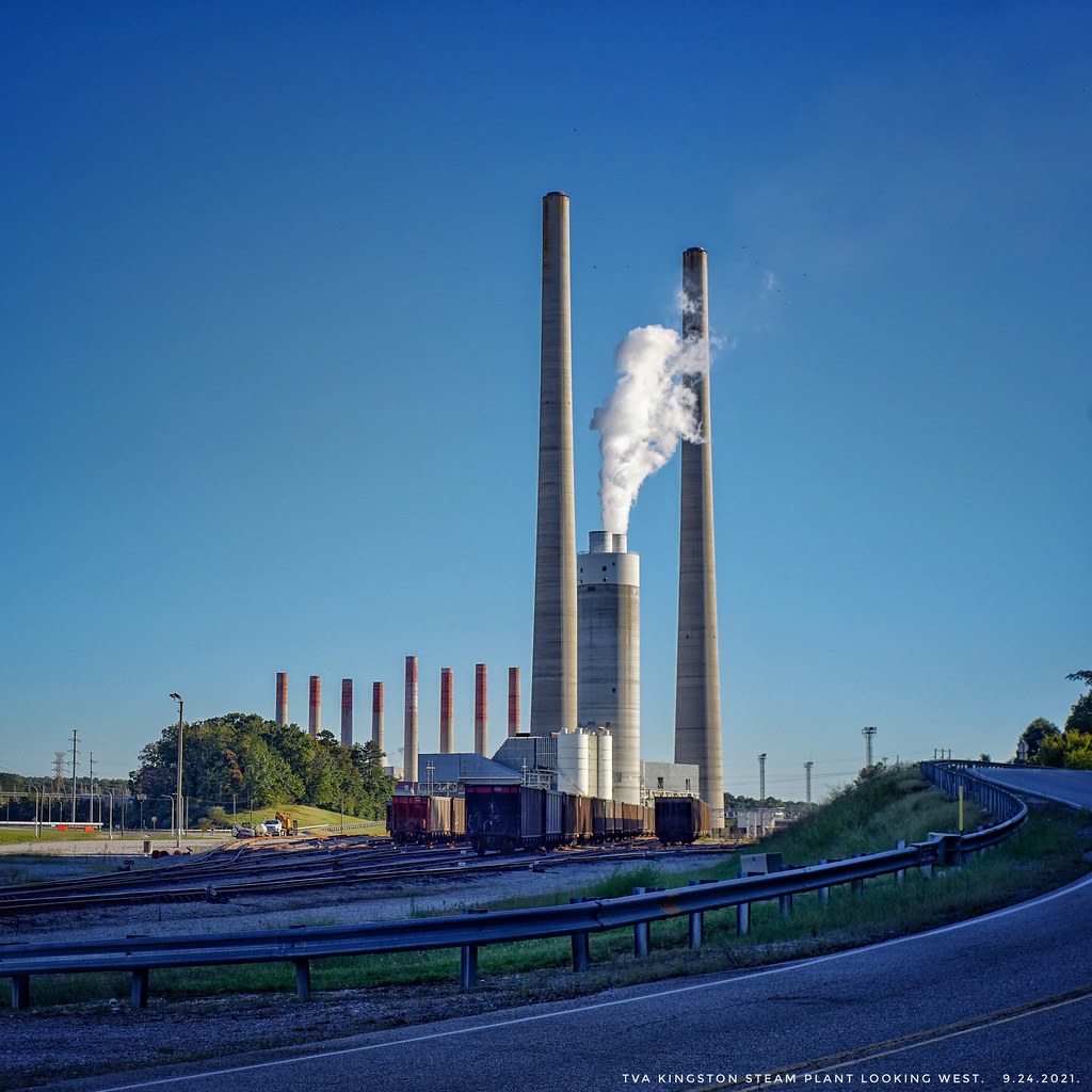 Kingston Steam Plant from Swan Pond Road and the plant dum… Flickr