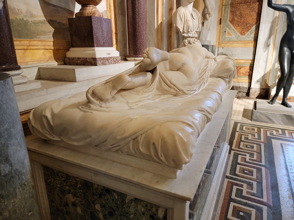 Statue of Sleeping Hermaphrodite Statue of Sleeping Hermap… Flickr