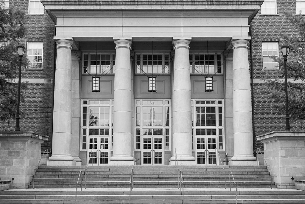 Columns Steps and Lanterns Zell B Miller Learning Center U… Flickr