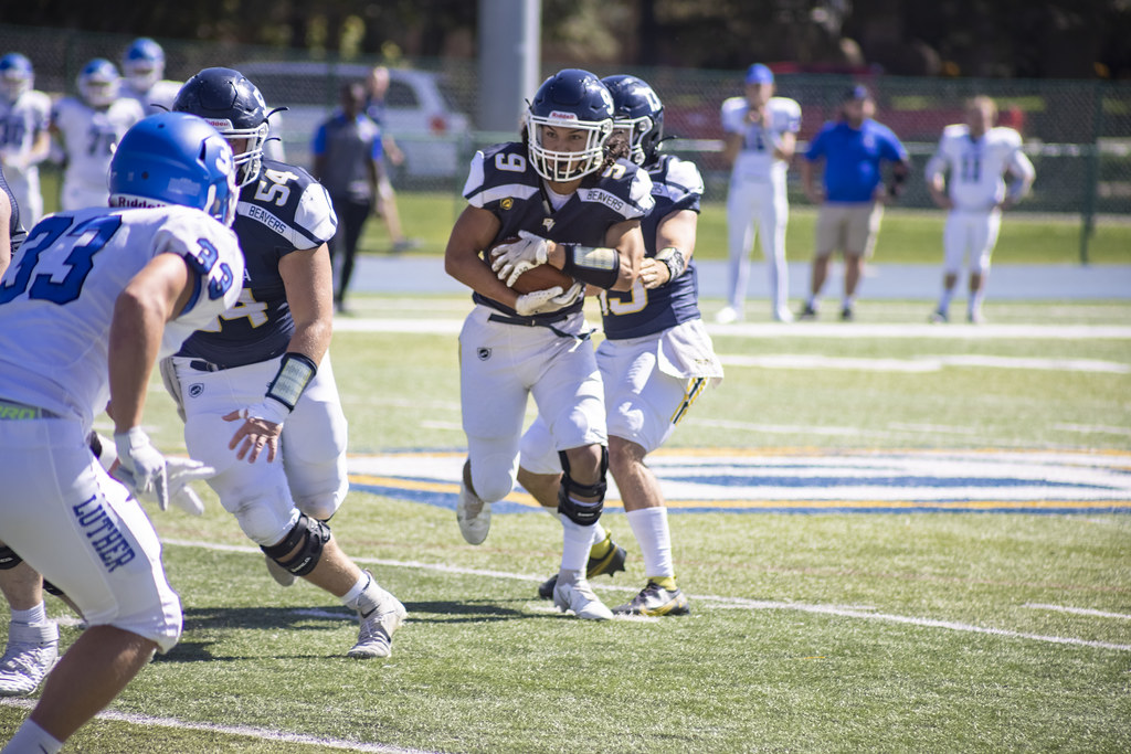 football play on field 12 Buena Vista University Flickr