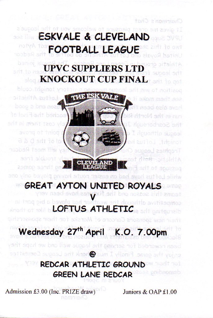 Great Ayton Utd Royals v Loftus Athletic 27.04.16 Eskvale … Flickr
