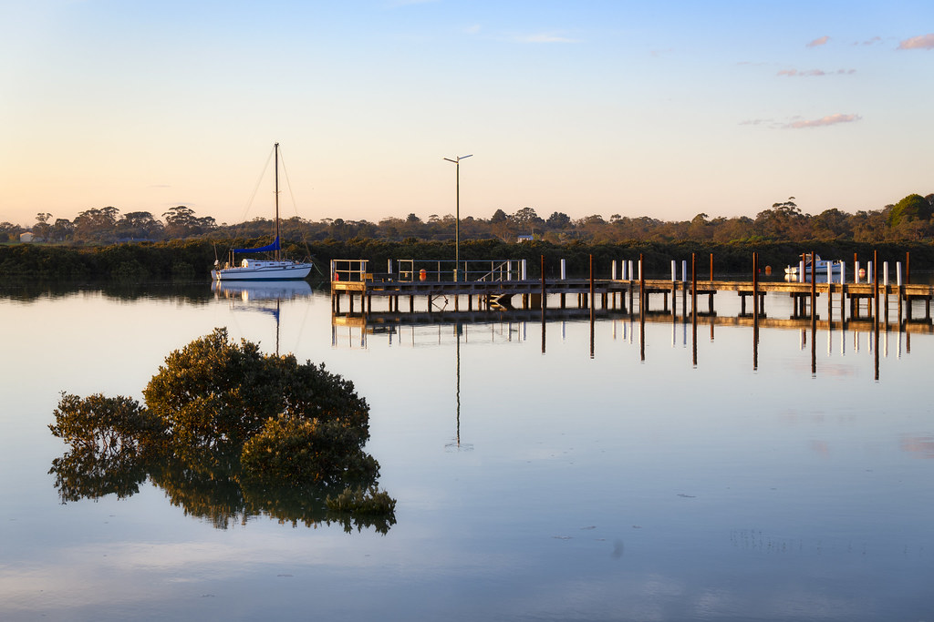 Sunset reflections 2 Warneet, VIC. Australia Serge Aus Flickr