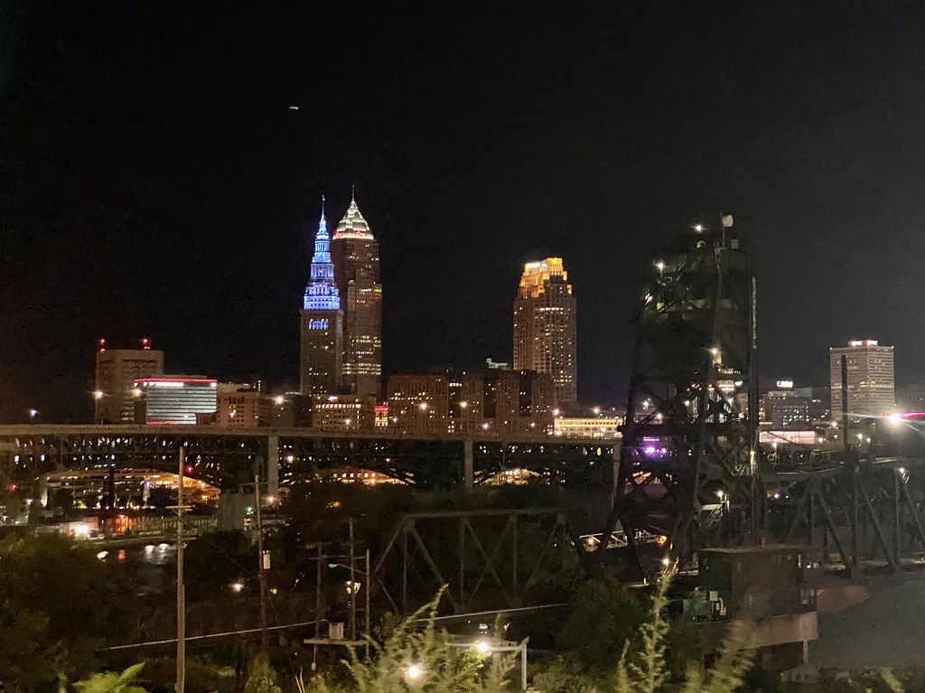 Cleveland Skyline from Abbey Avenue, Tremont, Cleveland, O… Flickr