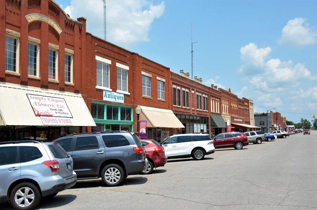 Oklahoma, Anadarko The city street is located in the Anada… Flickr
