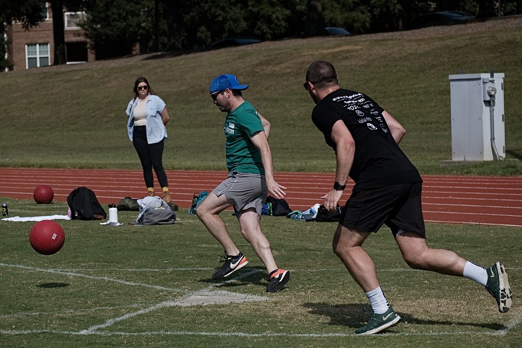kickball in raleigh, nc, on a sunday ricky garni Flickr