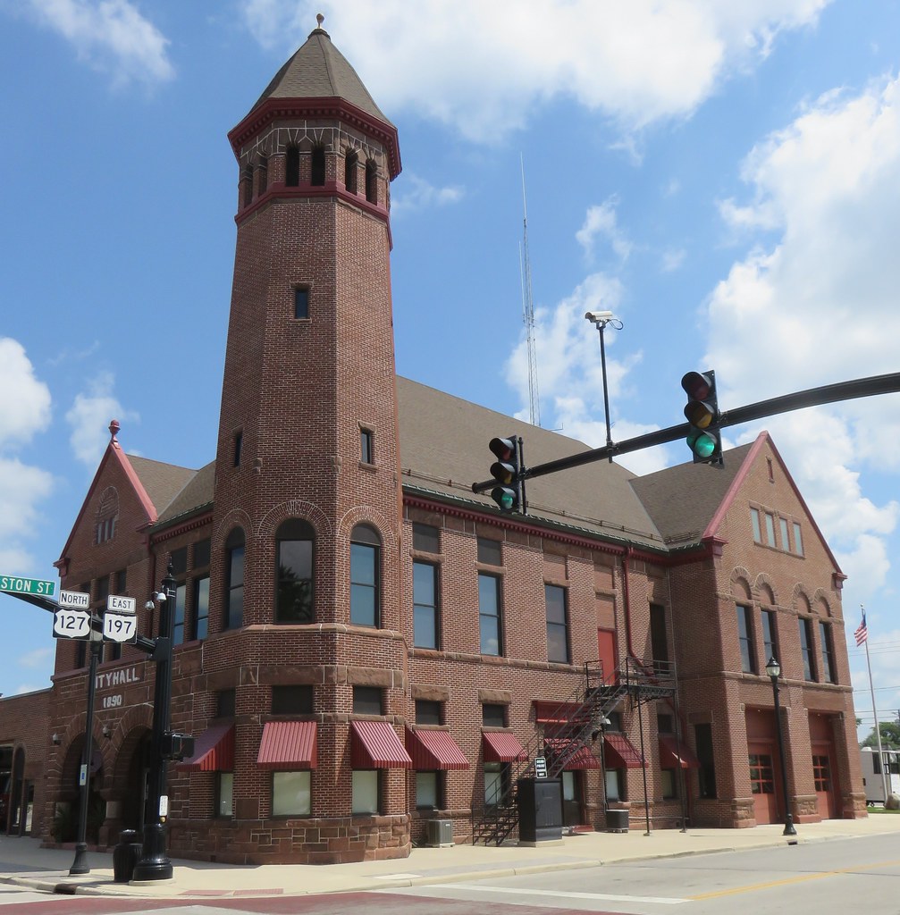Celina, Ohio City Hall and Fire Station Built in 1890, thi… Flickr