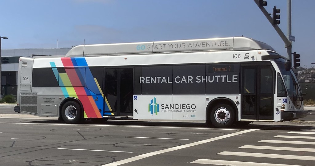 San Diego International Airport Rental Car Shuttle Flickr