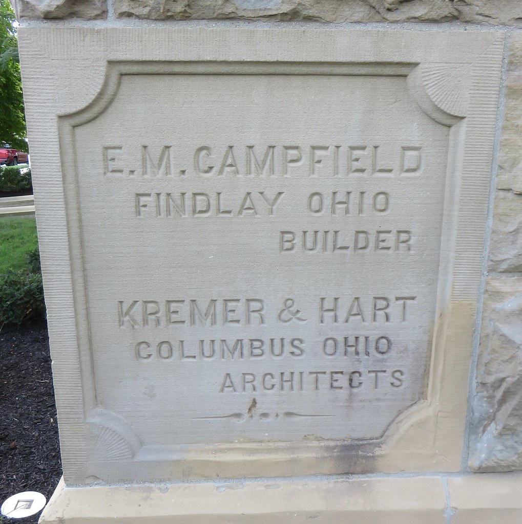 Auglaize County Courthouse Cornerstone Ohio) Flickr