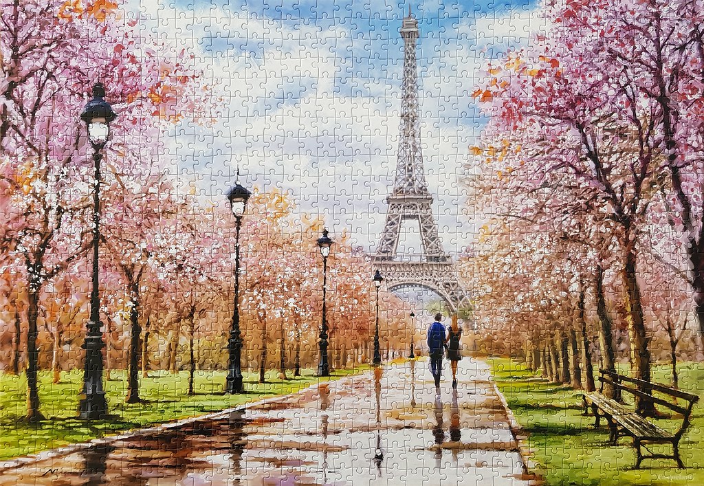 Romantic Walk in Paris Hersteller Castorland Titel R… Flickr