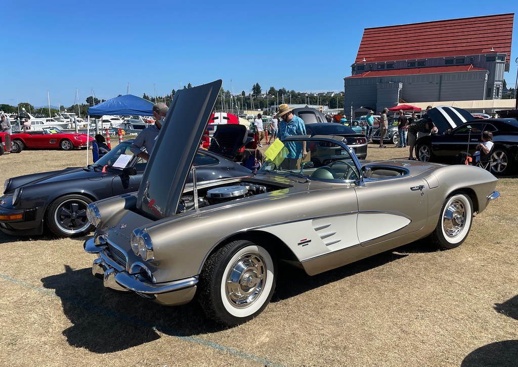 1961 Corvette Waterfront car show in Everett Washington JOHN LLOYD