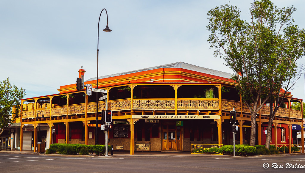 COUNTRY PUBS Union Club hotel Wagga Wagga NSW Australia Bu… Flickr