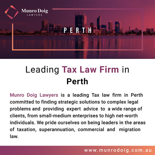 Leading Tax Law Firm in Perth Munro Doig Lawyers is a lead… Flickr