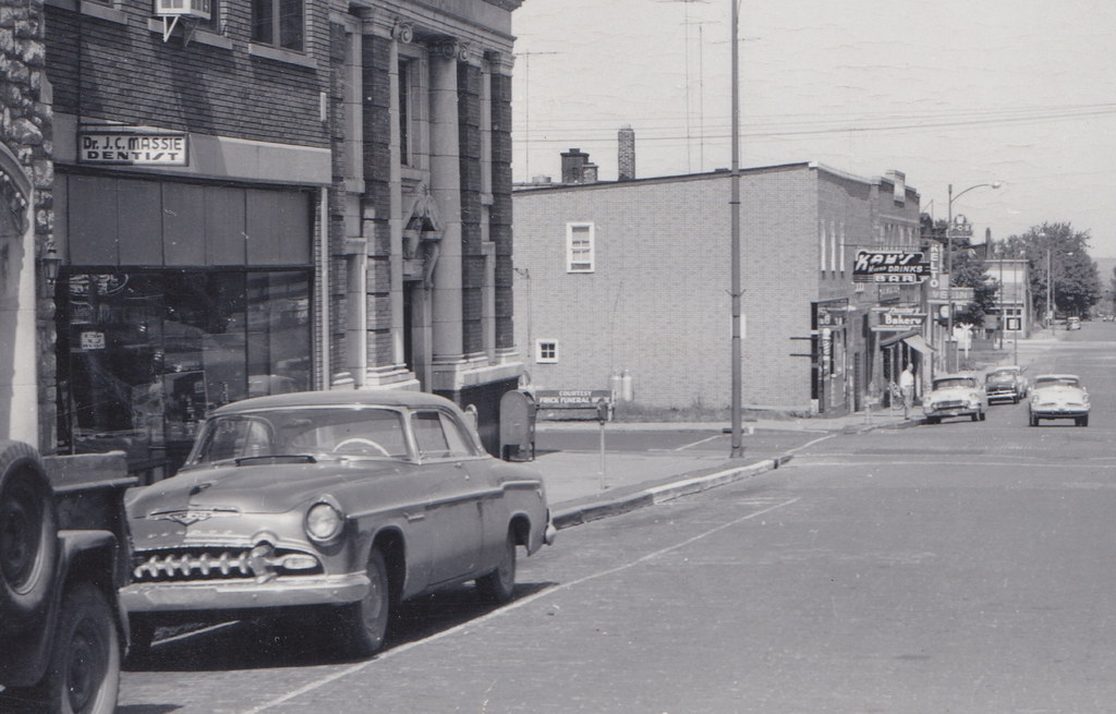 UP Bessemer MI RPPC c.1950 Great View of Downtown Stores &… Flickr