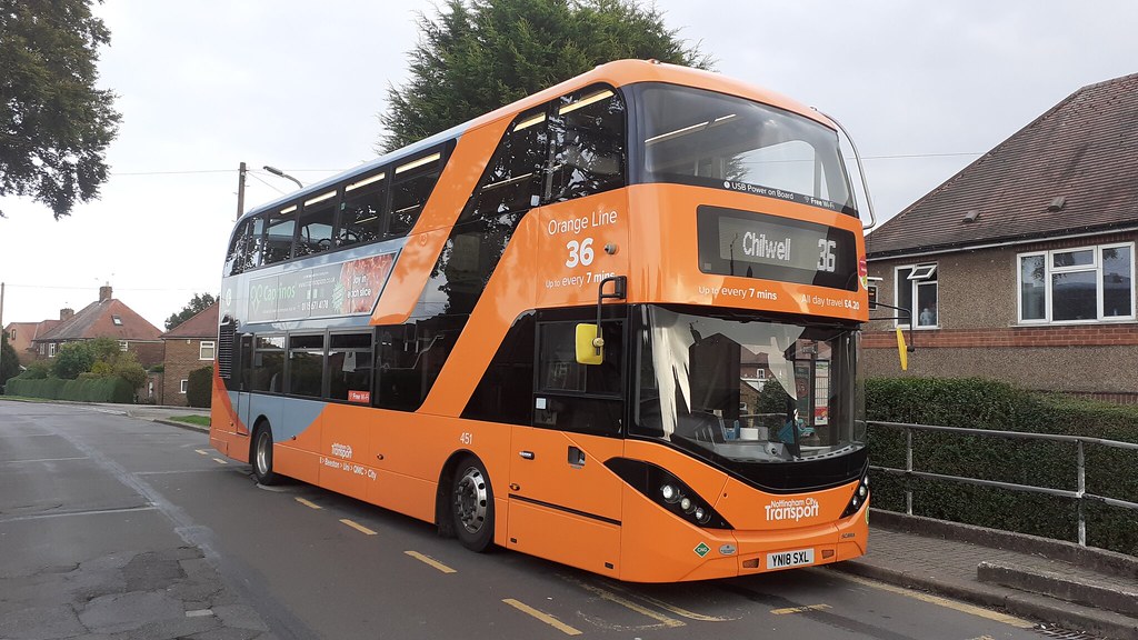 451 YN18SXL 451 stands at the Blandford Road stop on the C… Flickr