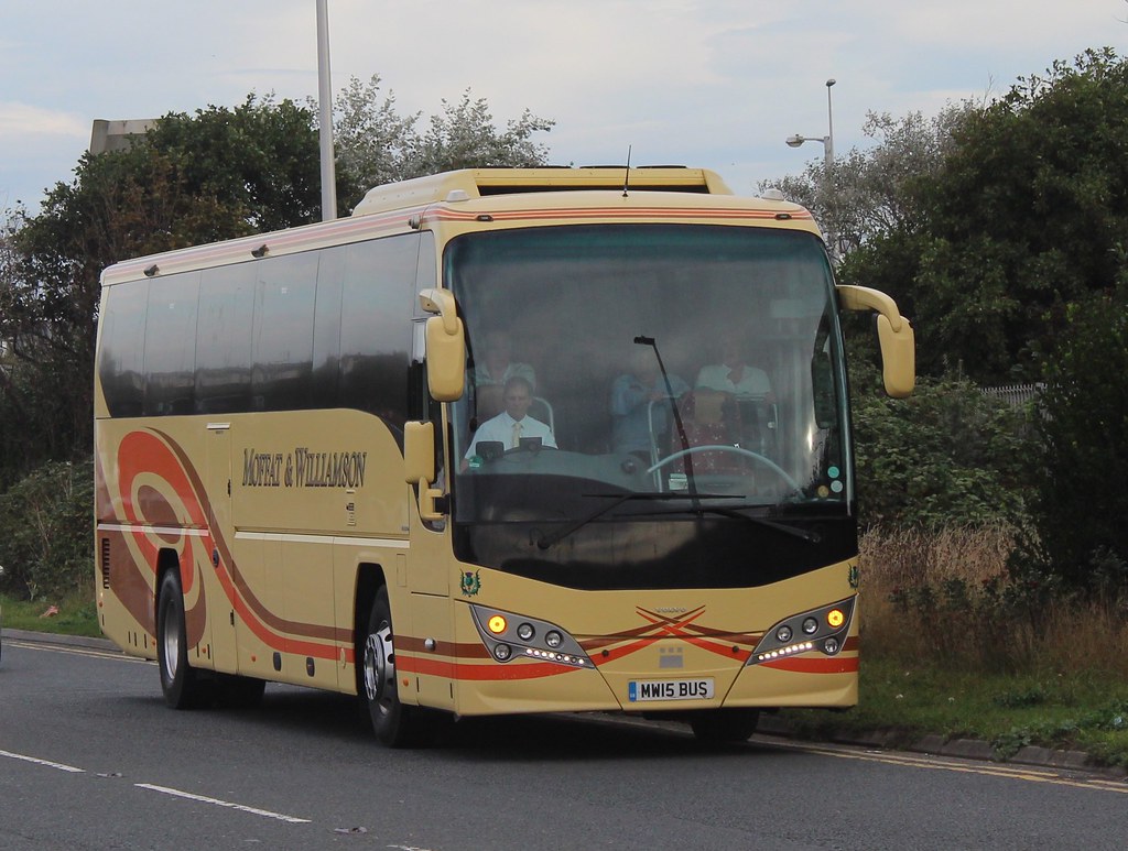 Moffat &Williamson St Fort MW15BUS seen leaving Blackpool… Flickr