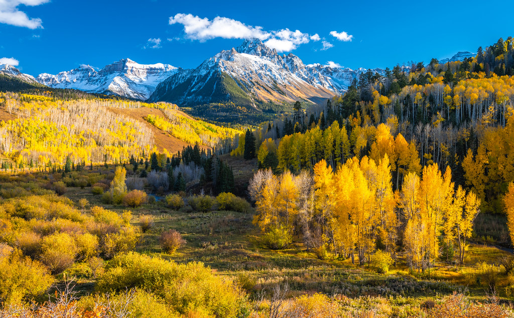 Mount Sneffels Ridgway Colorado Autumn Colors Sunset Snow … Flickr