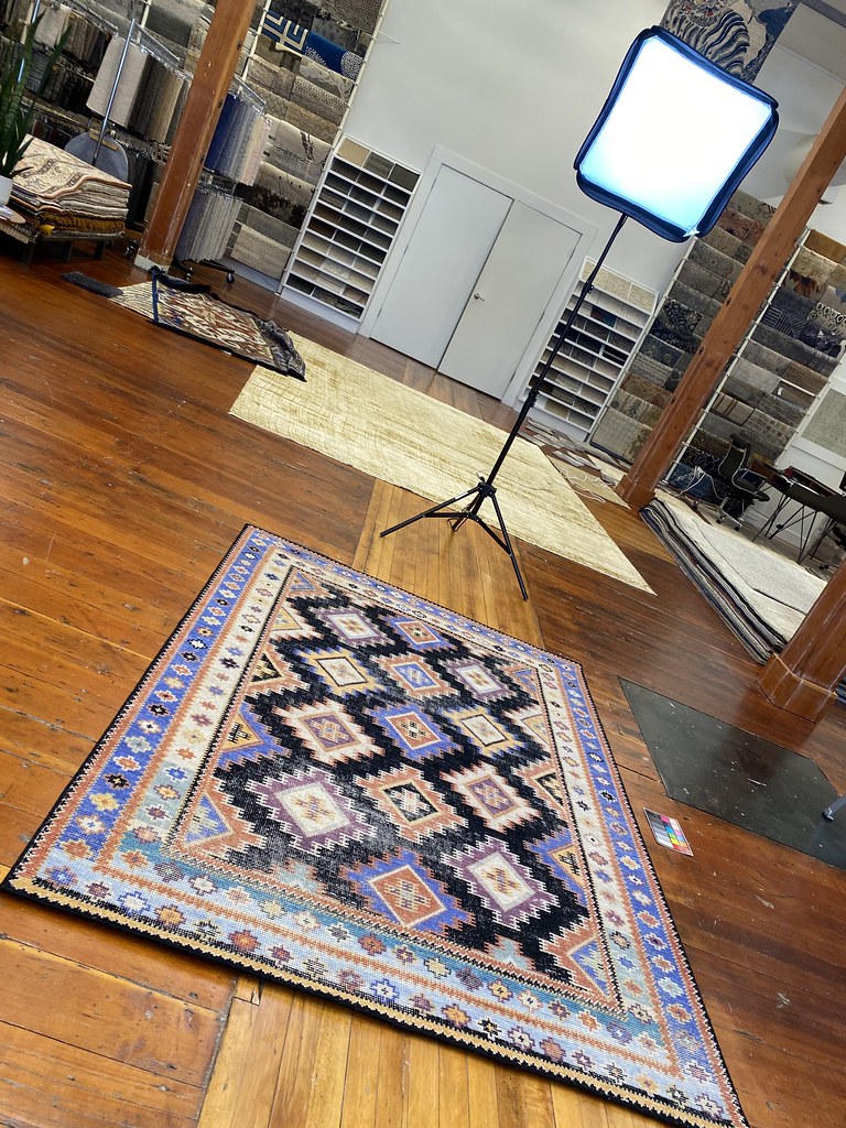 Rug photo shoot Photography our rugs for the website. Kush Rugs