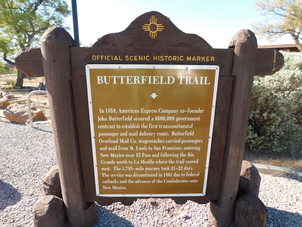 Butterfield Trail Historic Marker I 10 westbound New Mexic… Flickr