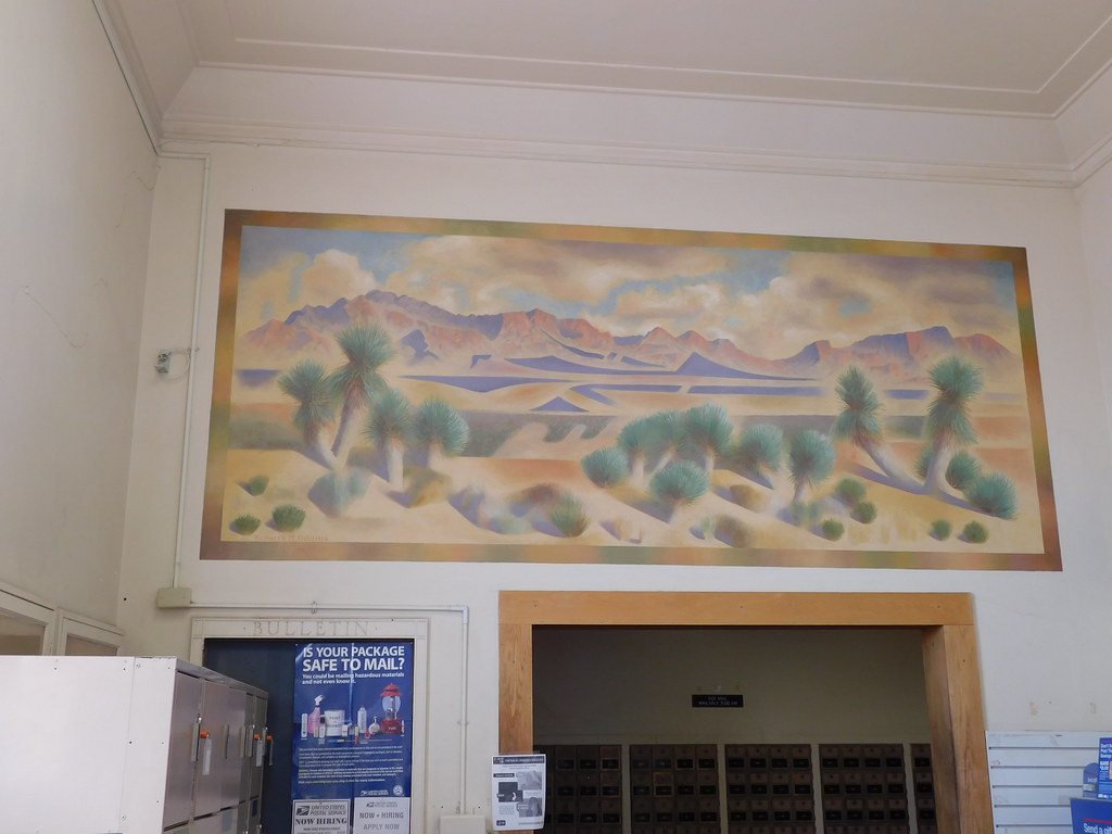 Deming New Mexico Post Office Mural New Deal mural entitle… Flickr