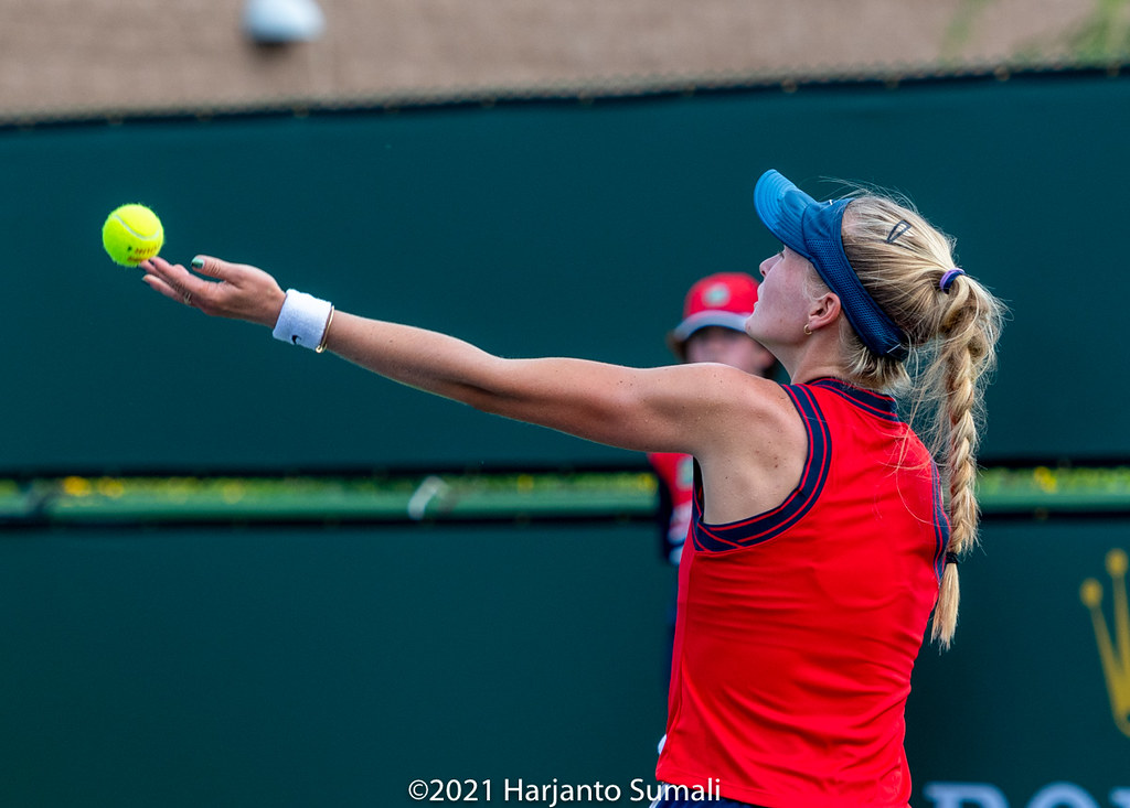 BNP Paribas Open Indian Wells 2021 Elvina Kalieva Harjanto Sumali