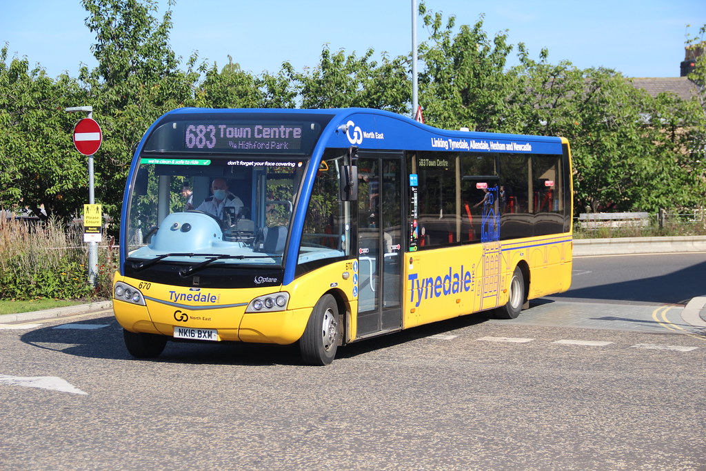 670 NK16BXM GO NORTH EAST Hexham Bus Station david smith Flickr