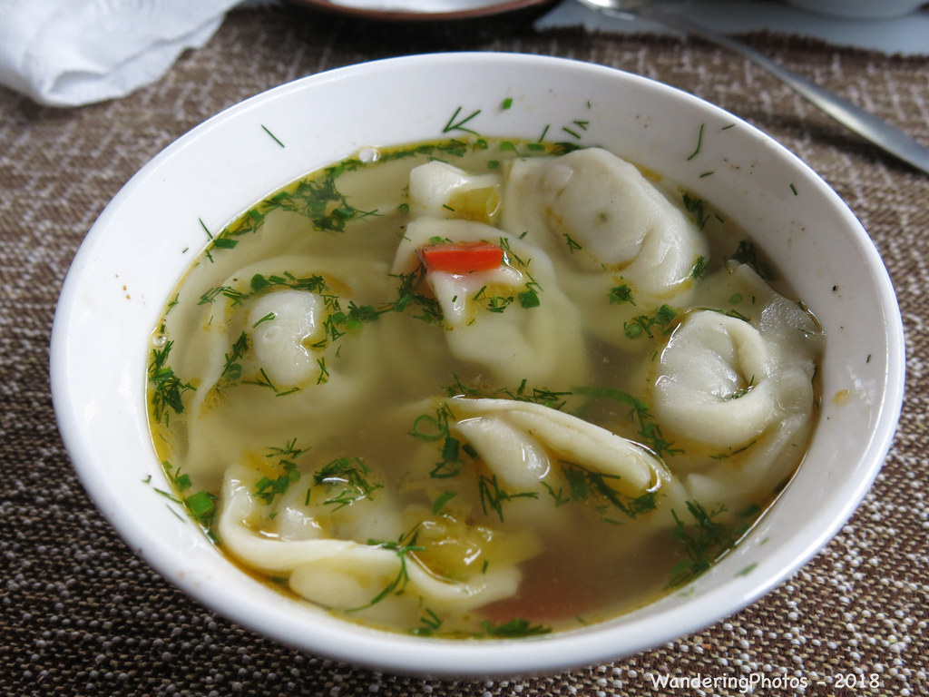 Kyrgyz Soup with Manti (Dumplings) Restaurant Balykchy… Flickr