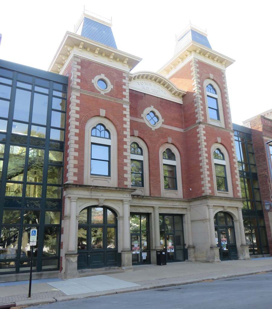 Elyria, Ohio Town Hall Built in 1867, this Second Empire, … Flickr